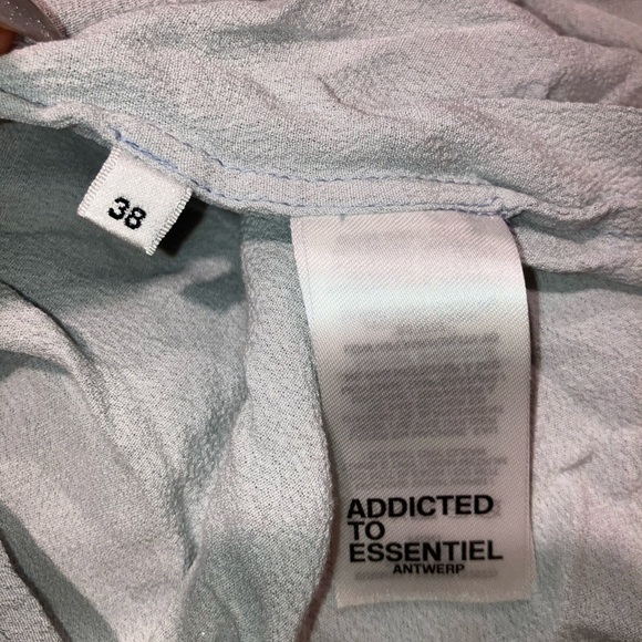 Essentiel Antwerp Dimple Multicolor Ombré Halter Maxi dress 🩵 so 38 - Picture 10 of 11